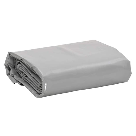 Vidaxl dekzeil 650 g m² 5x8 m grijs