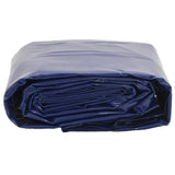 VidaXL Dekzeil 650 g m² 2x3 m blauw