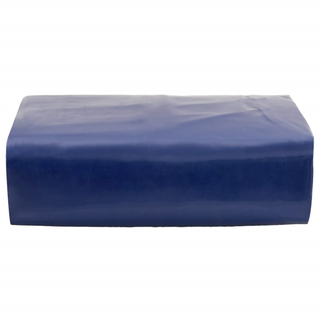 Vidaxl dekzeil 650 g m² 4x5 m blauw