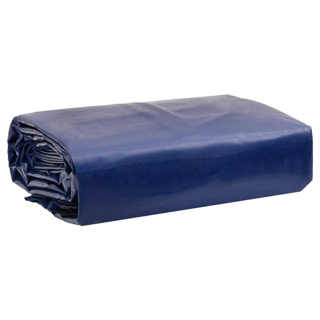 Vidaxl dekzeil 650 g m² 1,5x6 m blauw