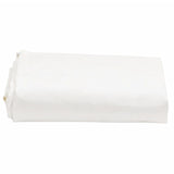 Vidaxl dekzeil 650 g m² ø 2,4 m wit