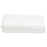 Vidaxl dekzeil 650 g m² ø 3 m wit