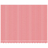 Vidaxl vervangingsdoek voor luifel gestreept 4x3 m rood en wit