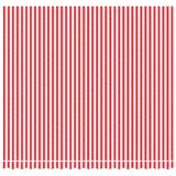 Vidaxl vervangingsdoek voor luifel gestreept 4x3,5 m rood en wit