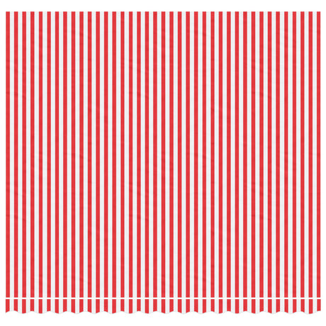 Vidaxl vervangingsdoek voor luifel gestreept 4x3,5 m rood en wit
