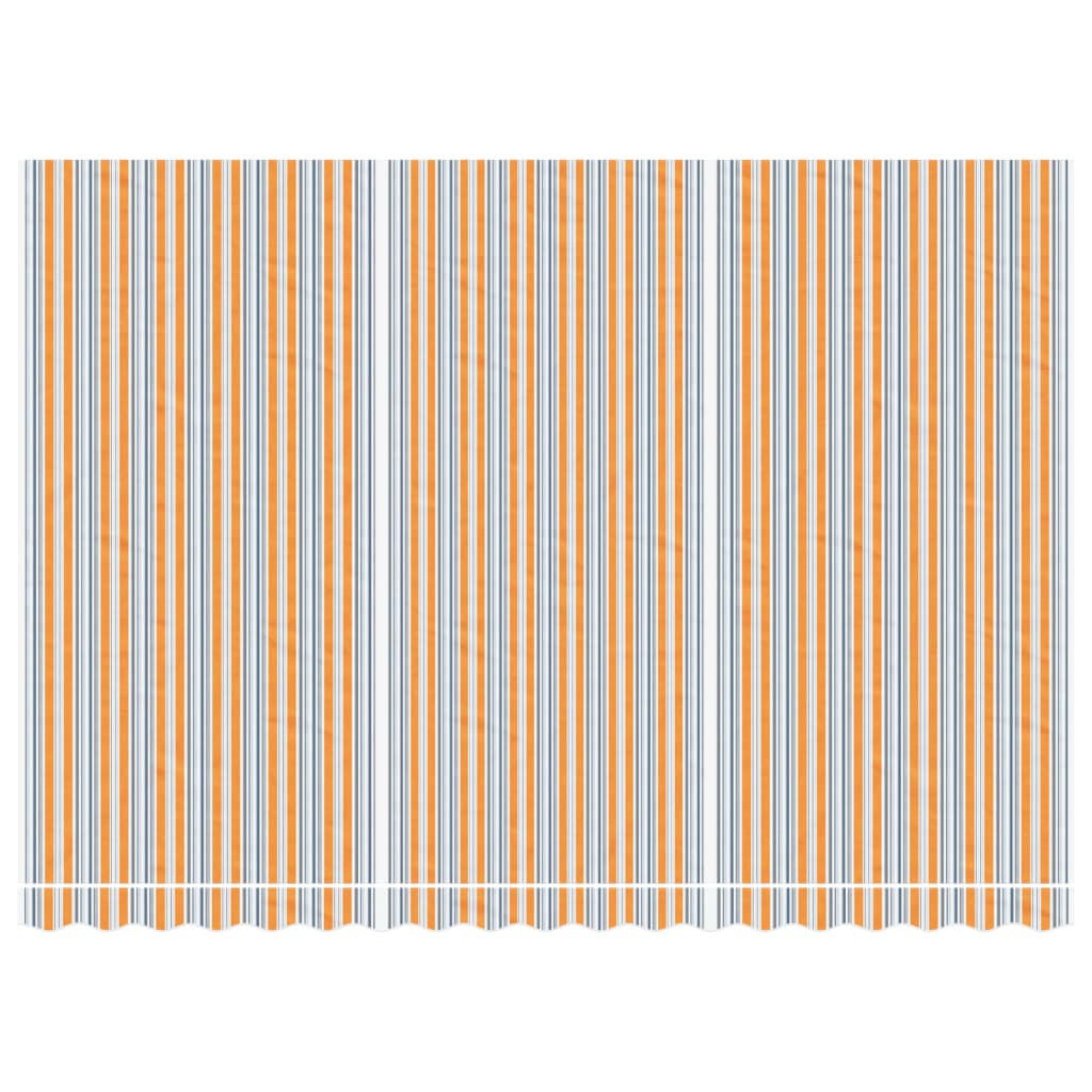 VidaXL Vervangingsdoek voor luifel gestreept 4,5x3 m meerkleurig