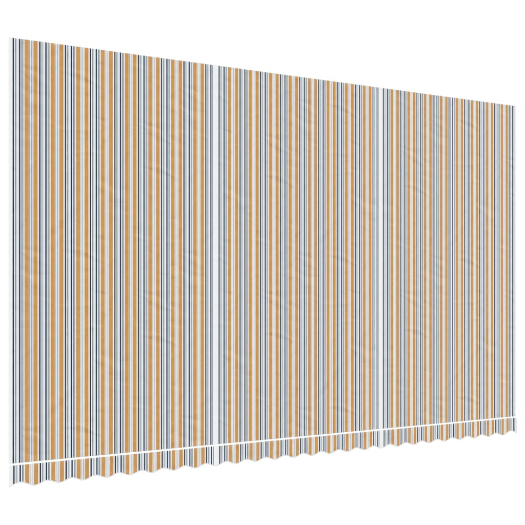 VidaXL Vervangingsdoek voor luifel gestreept 6x3,5 m meerkleurig