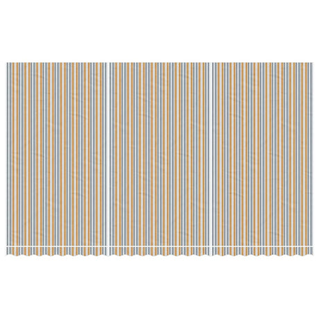Vidaxl vervangingsdoek voor luifel gestreept 6x3,5 m meerkleurig