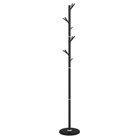 Vidaxl kapstok 175 cm gepoedercoat ijzer zwart
