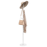 Vidaxl kapstok 175 cm gepoedercoat ijzer wit