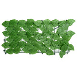 Vidaxl balkonscherm met groene bladeren 200x100 cm