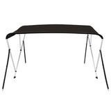 Vidaxl biminitop 3 bogen 183x140x137 cm zwart