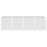 Vidaxl plantenbak 160x40x53 cm polypropeen wit