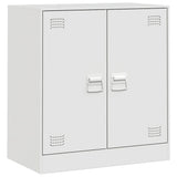 Vidaxl dressoir 67x39x73 cm staal wit
