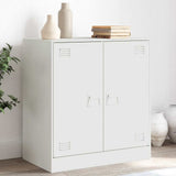 Vidaxl dressoir 67x39x73 cm staal wit