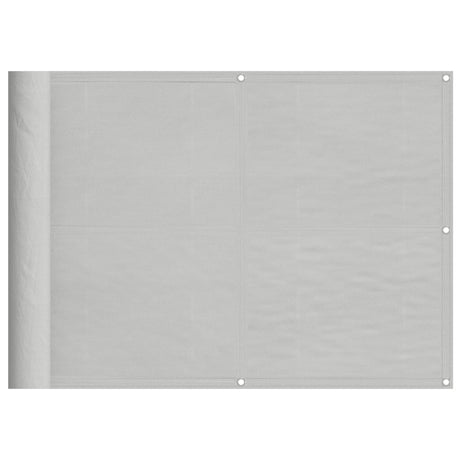 Vidaxl balkonscherm 75x500 cm 100% oxford polyester lichtgrijs