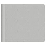 Vidaxl balkonscherm 90x600 cm 100% oxford polyester lichtgrijs