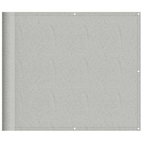 Vidaxl balkonscherm 90x600 cm 100% oxford polyester lichtgrijs