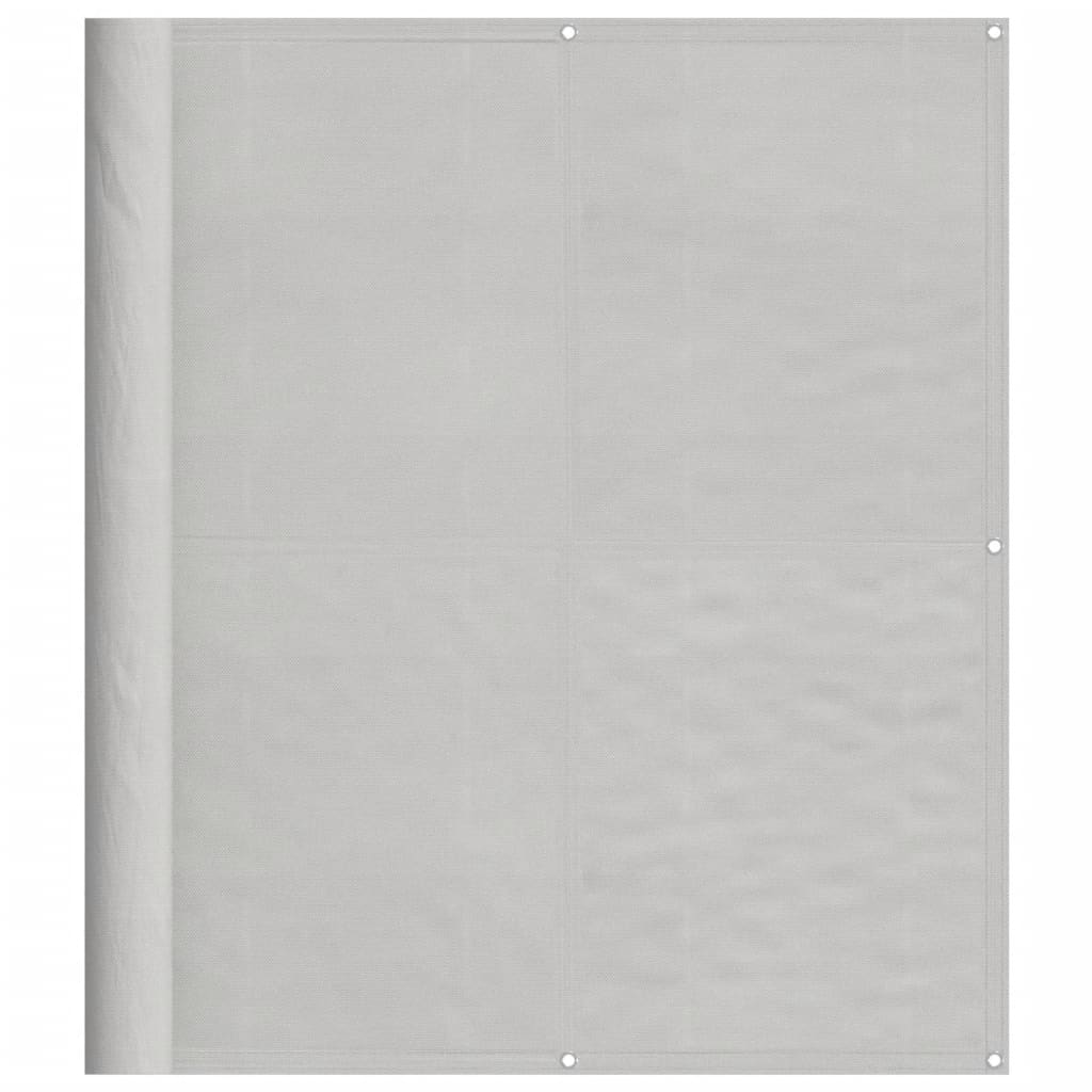 VidaXL Balkonscherm 120x600 cm 100% oxford polyester lichtgrijs