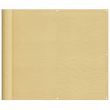 Vidaxl balkonscherm 90x400 cm 100% oxford polyester zandkleurig