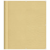 Vidaxl balkonscherm 120x400 cm 100% oxford polyester zandkleurig