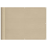 Vidaxl balkonscherm 75x800 cm 100% oxford polyester beige