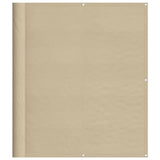 VidaXL Balkonscherm 120x1000 cm 100% oxford polyester beige