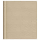Vidaxl balkonscherm 120x1000 cm 100% oxford polyester beige