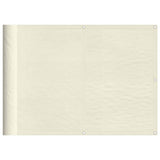 Vidaxl balkonscherm 75x800 cm 100% oxford polyester crèmekleurig