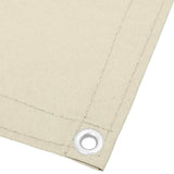 Vidaxl balkonscherm 75x800 cm 100% oxford polyester crèmekleurig