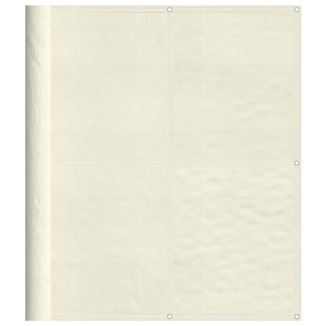 Vidaxl balkonscherm 120x700 cm 100% oxford polyester crèmekleurig