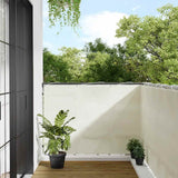 Vidaxl balkonscherm 120x1000 cm 100% oxford polyester crèmekleurig