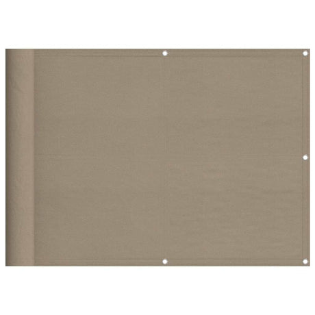 Vidaxl balkonscherm 75x700 cm 100% oxford polyester taupe