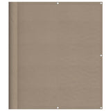 Vidaxl balkonscherm 120x700 cm 100% oxford polyester taupe