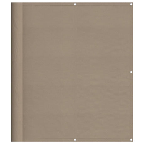 VidaXL Balkonscherm 120x800 cm 100% oxford polyester taupe