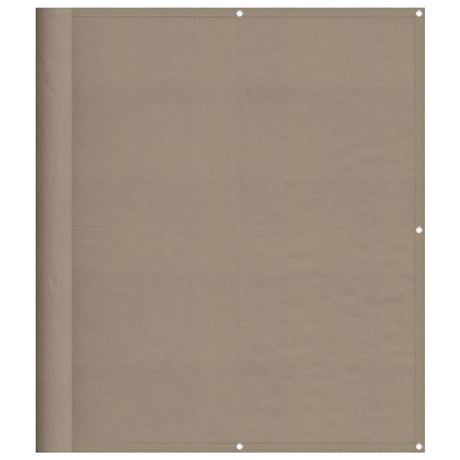 Vidaxl balkonscherm 120x800 cm 100% oxford polyester taupe