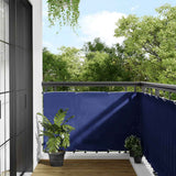Vidaxl balkonscherm 90x700 cm 100% oxford polyester blauw