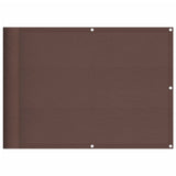 VidaXL Balkonscherm 75x700 cm 100% oxford polyester bruin