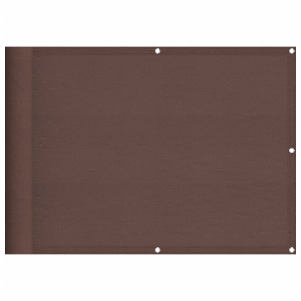 Vidaxl balkonscherm 75x700 cm 100% oxford polyester bruin