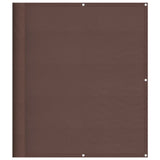 VidaXL Balkonscherm 120x800 cm 100% oxford polyester bruin