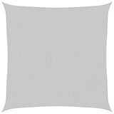 Vidaxl zonnezeil 4x4 m 100% polyester oxford lichtgrijs