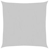 Vidaxl zonnezeil 7x7 m 100% polyester oxford lichtgrijs