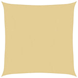 Vidaxl zonnezeil 2x2 m 100% polyester oxford zandkleurig