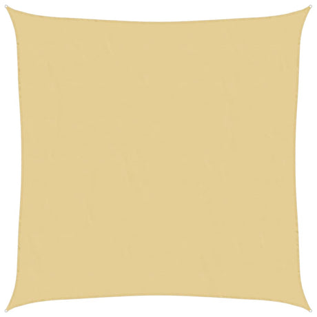Vidaxl zonnezeil 5x5 m 100% polyester oxford zandkleurig