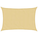 Vidaxl zonnezeil 4,5x3 m 100% polyester oxford zandkleurig