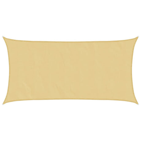Vidaxl zonnezeil 6x3 m 100% polyester oxford zandkleurig