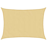 Vidaxl zonnezeil 7x5 m 100% polyester oxford zandkleurig