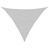 Vidaxl zonnezeil 3,5x3,5x4,9 m 100% polyester oxford lichtgrijs
