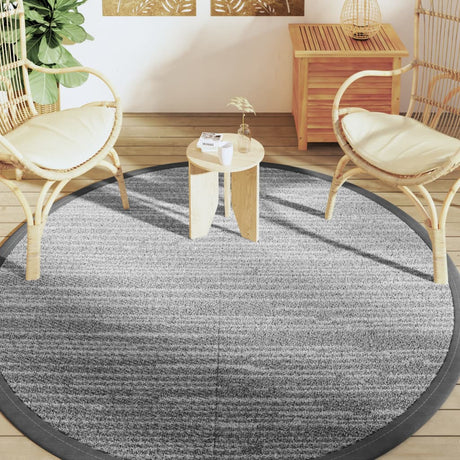 Vidaxl buitenkleed arakil ø 200 cm polypropeen grijs