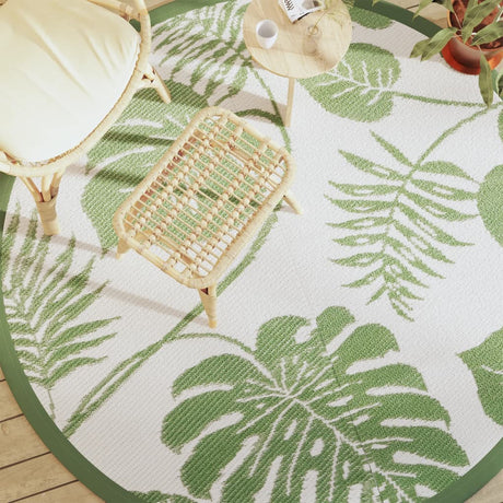 Vidaxl buitenkleed arakil ø 200 cm polypropeen groen